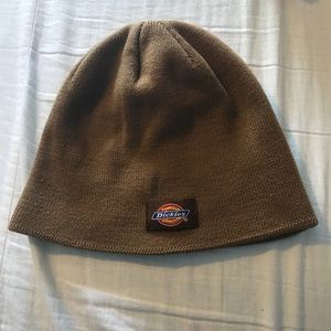 brown dickies beanie